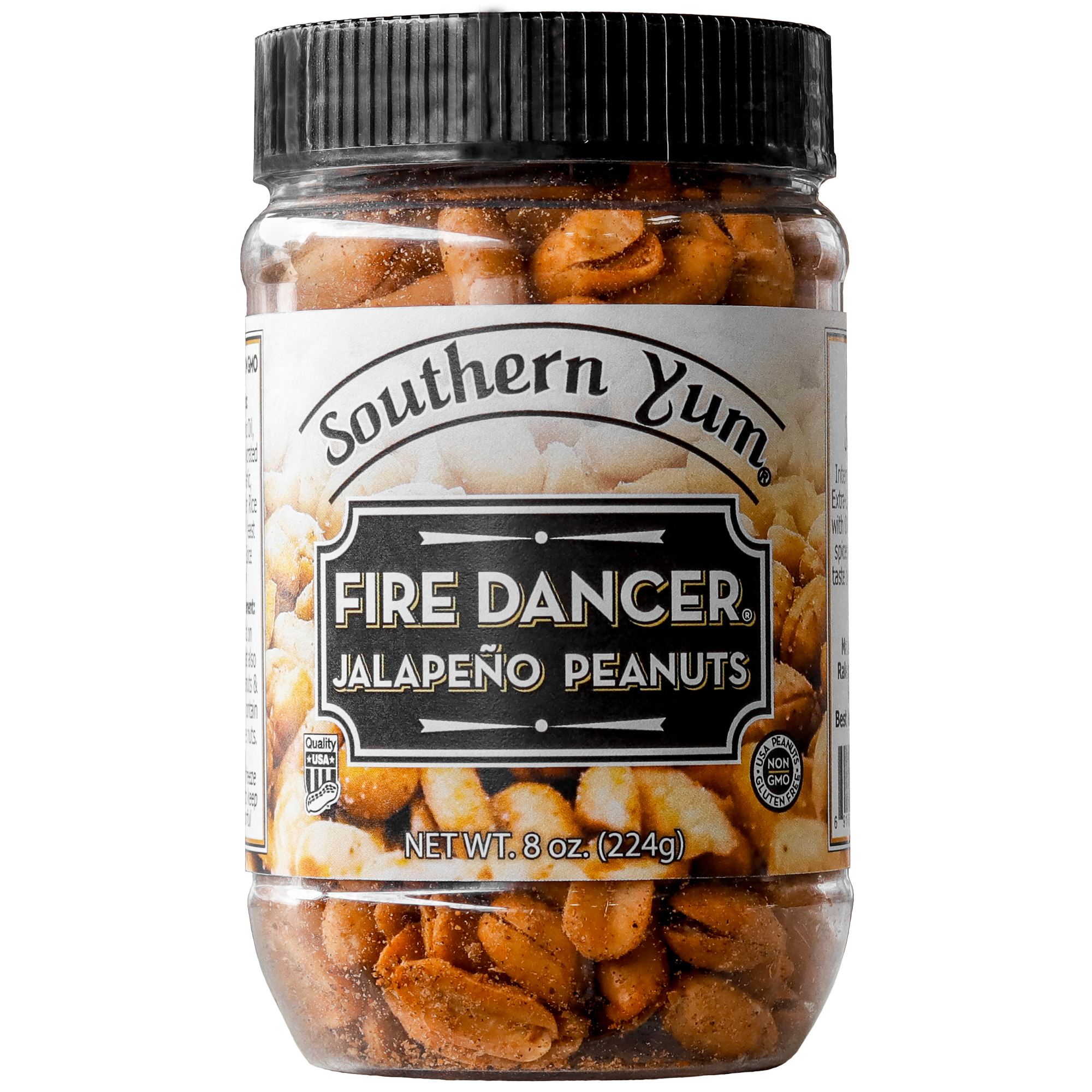 Southern Yum Fire Dancer Jalapeño Peanuts, 8oz