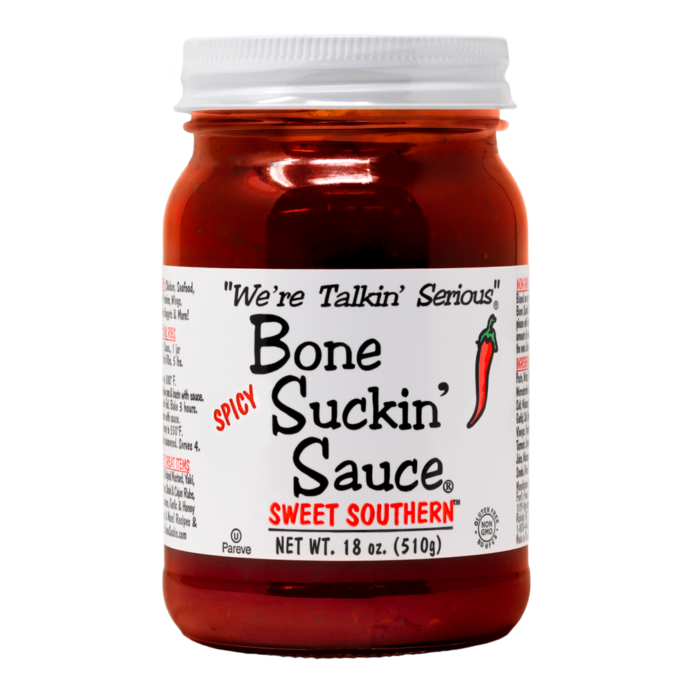 Spicy Sweet Southern Bone Suckin' Sauce, 18 oz. jar
