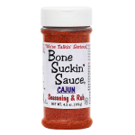 Bone Suckin' Cajun Seasoning & Rub, 4.2 Oz - Gluten-Free, Non-GMO, Kosher, Pareve, Paleo & Sugar Free. Great on Gumbo, Wings, Fried Chicken, Seafood & Brine. No Anti Caking Agent & No Msg!