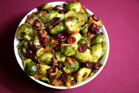Bone Suckin' Braised Brussels Sprouts
