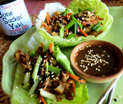 Bone Suckin' Yaki Lettuce Wrap