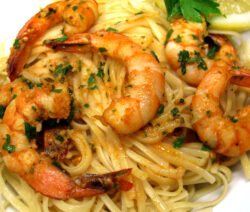 Bone Suckin' Shrimp Scampi