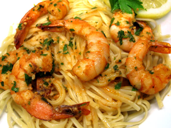 Bone Suckin' Shrimp Scampi