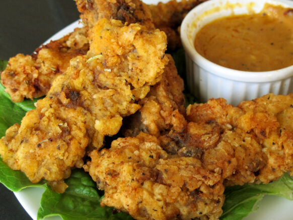 Bone Suckin' Steak Fingers with Gravy