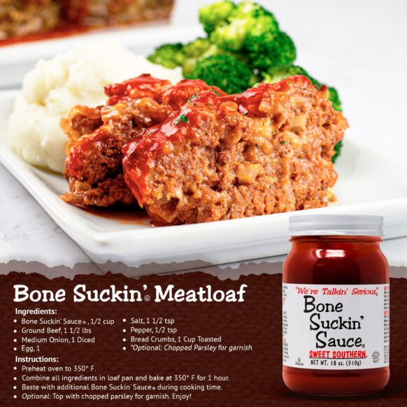 Bone Suckin' Sauce meatloaf recipe