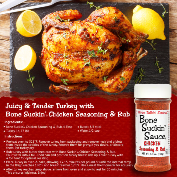 Bone Suckin' Chicken Seasoning Turkey Recipe