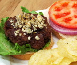 Bone Suckin' Hamburger with Blue Cheese