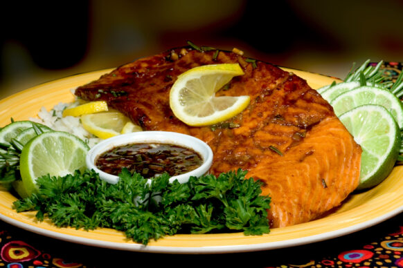 Bone Suckin' Yaki Salmon