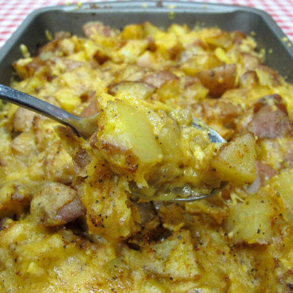 Bone Suckin' Easy Cheesy Potatoes