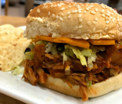 Bone Suckin' BBQ Jackfruit Slider