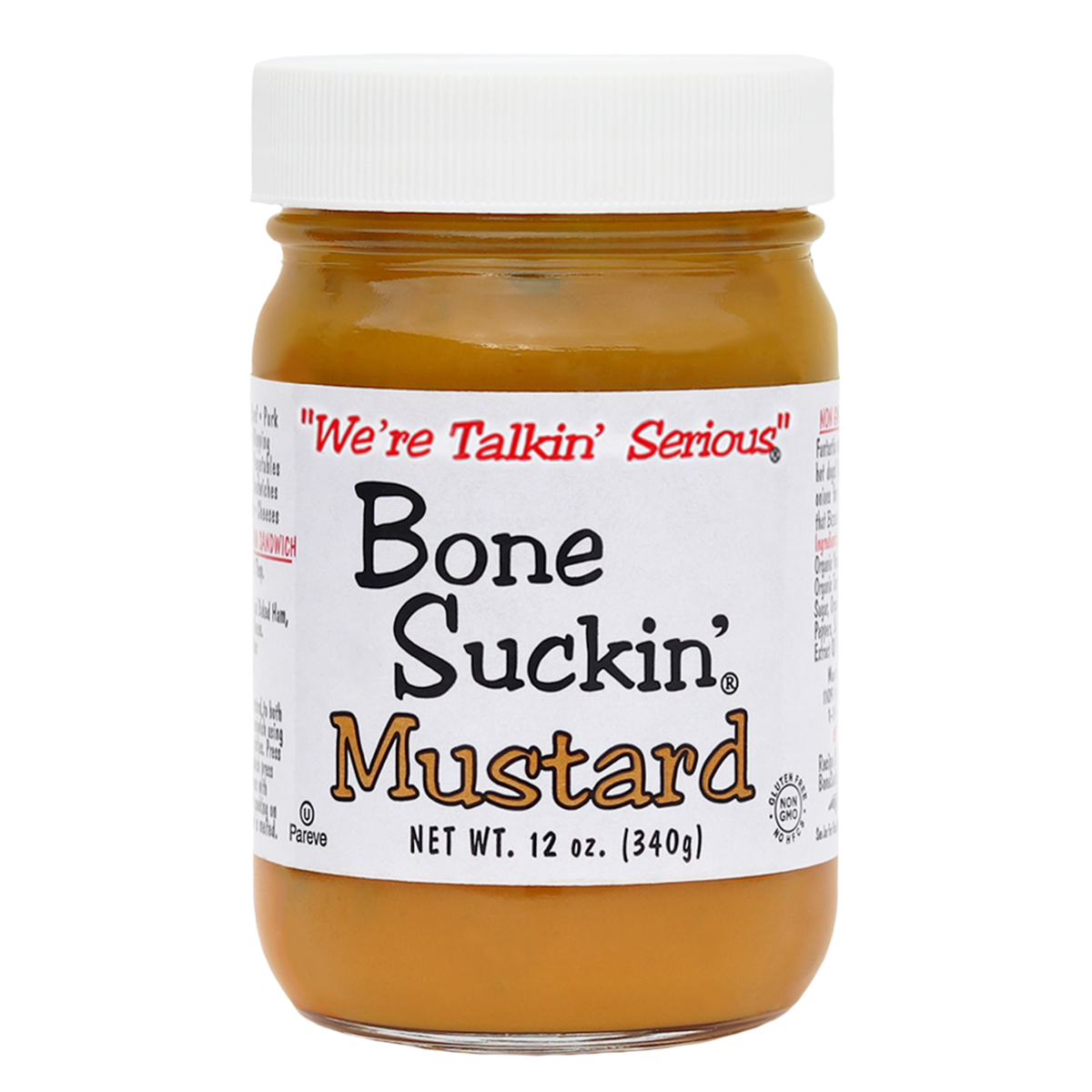 Bone Suckin' World Champion Mustard jar