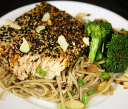 Bone Suckin' Sesame Salmon