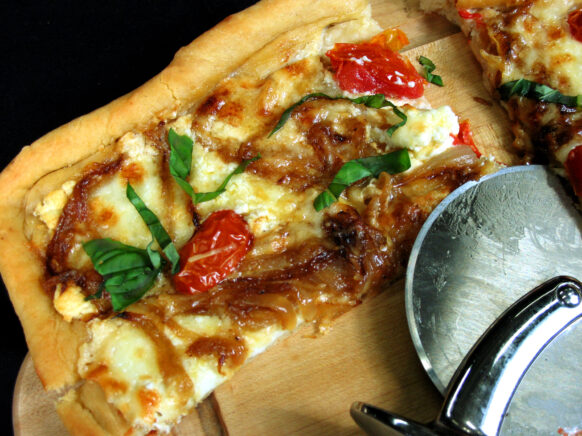 Bone Suckin' Three Cheese Pizza