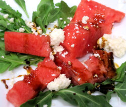 Bone Suckin' Watermelon Arugula Feta Salad