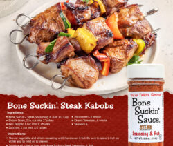 Bone Suckin' Steak Kabobs