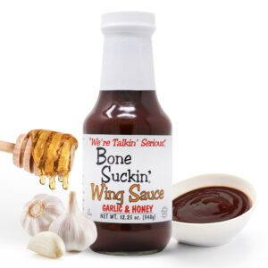 Bone-Suckin-Garlic-Honey-Wing-Sauce-12.25-oz-With-Cup