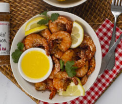 Air Fryer Shrimp with Bone Suckin' Cajun Seasoning & Rub