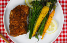 Bone Suckin' Air Fryer Fish and Vegetables