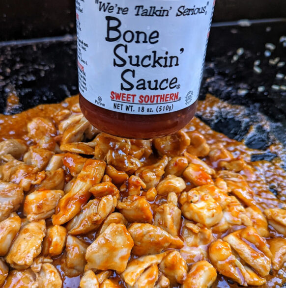 Bone Suckin' Flat Top Grilled Chicken with Bone Suckin' Sauce