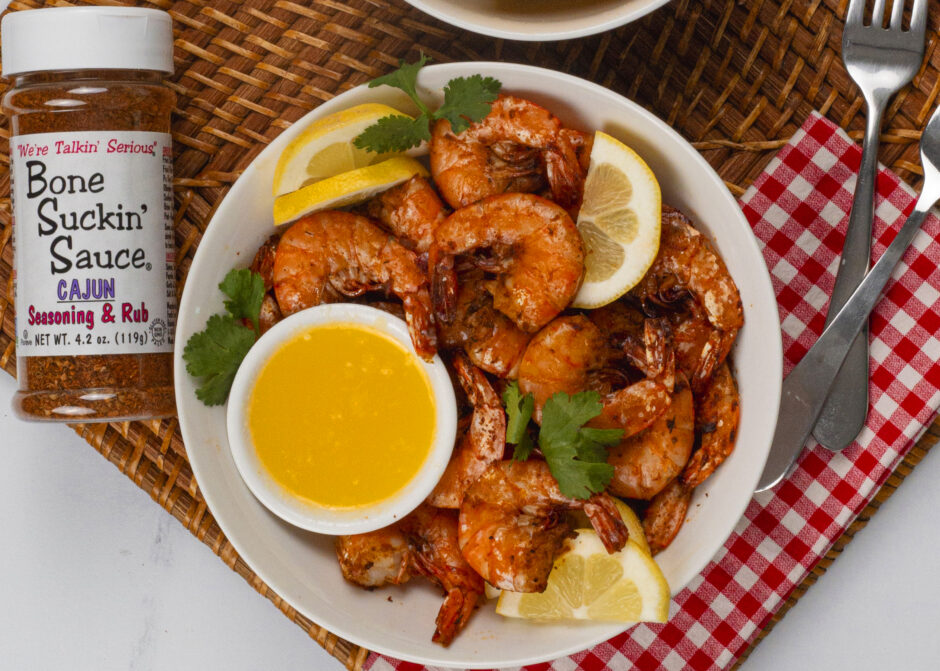 Bone Suckin' Cajun Air Fryer Shrimp