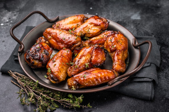 Bone Suckin' Hot Honey Chicken Wings